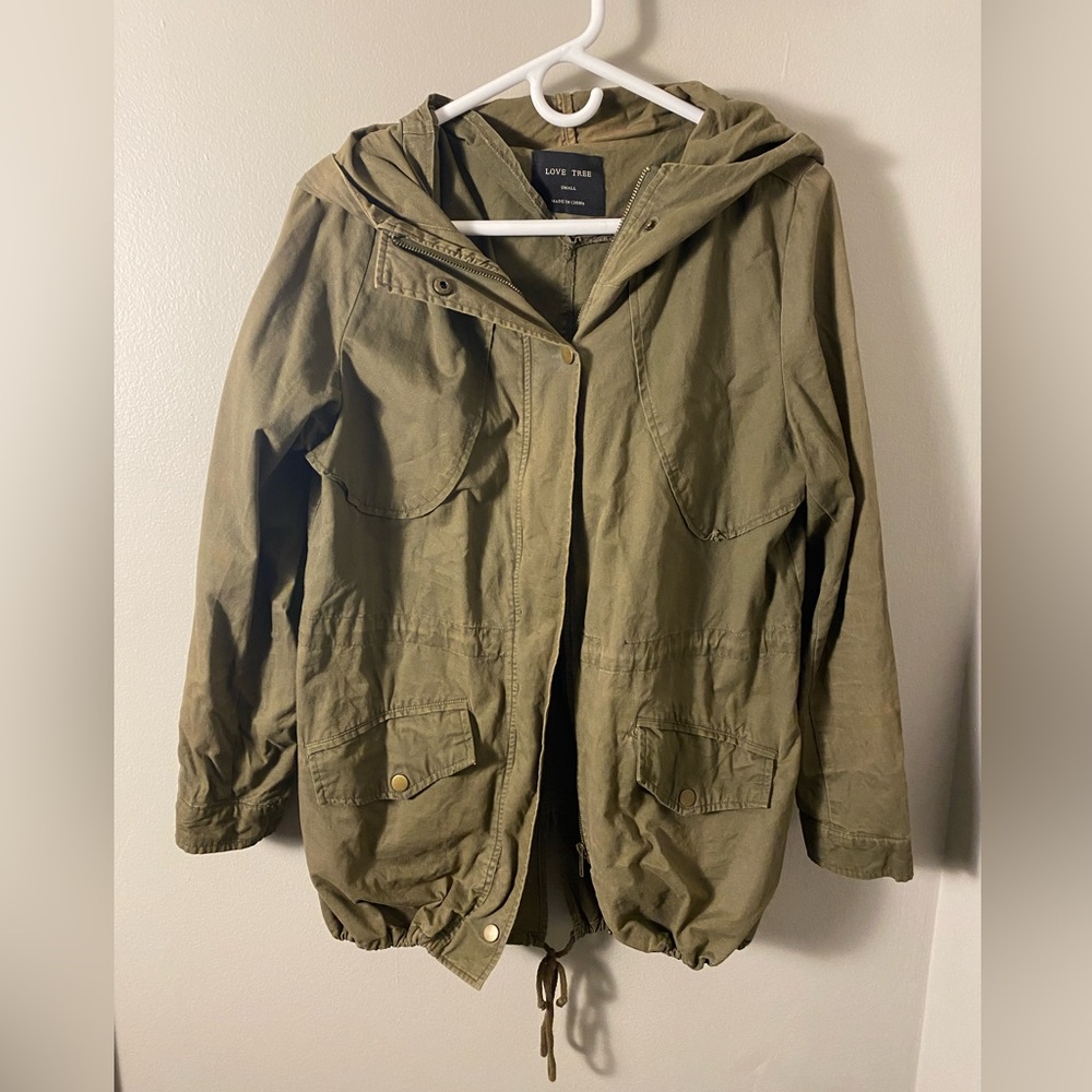 Lovetree army green jacket Small